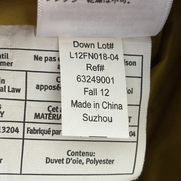 EDDIE BAUER Lightweight 550 Down Fill Full Zip Puffer Vest in Boysenberry SZ 12 - Picture 8 of 10